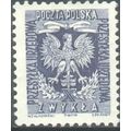 Poland 1954 - dark blue - Inscription "ZWYKŁA" ...