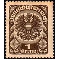 Austria 1920 Coat of Arms 1K Used Stamp