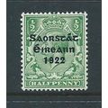 ireland stamps sg52 sg 52 hm overprint