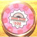 Casino Aztar $500. Casino Chip - Evansville, In...