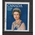 CANADA 1977 25c SILVER JUBILEE SG 855 FINE USED#2