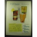 1949 Puerto Rican Rum Ad - 3 cool companions .....