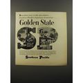 1954 Southern Pacific Railroad Ad - Smoothest train to the sun country