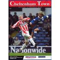 MATCH PROGRAMME 2000-01 CHELTENHAM TOWN v CARDI...