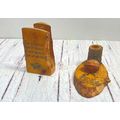 Vintage Wooden Desk Organizer, Pen, Pencil, and...