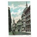 London. St Pauls Cathedral And Cannon Street.