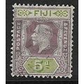 FIJI 1922-9 GV WMK MULTI SCRIPT CA 5d USED SG236