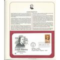 JOSEPH PRIESTLEY ' OFFICIAL FIRST DAY of ISSUE ...