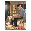 CLOG MAKER, Holland postcard =
