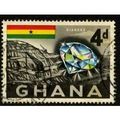 GHANA 1959 - Diamond Gemstone - Gems - Minerals...