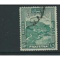 Pakistan stamps sg42 15r sg 42 perf 12 used