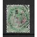 INDIA 1892 SG 103 2A.6p YELLOW GREEN FINE USED