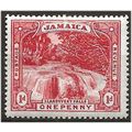 Jamaica 1900 SG31 1d Red Llandovery Falls Mount...