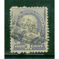 Used 212 1c Benjamin Franklin Barely Clears M01472