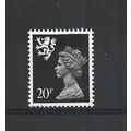 Scotland.S64 20p Brownish Black.Unmounted Mint....