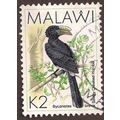 MALAWI, Silvery Cheeked Hornbill, white 1988, 2...