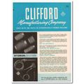 Clifford Mfg Company 1945 vintage industrial ca...