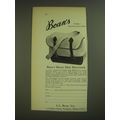1974 L.L. Bean Heavy Duty Haversack Ad - Bean's Outdoor sporting specialties