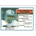 1983 TOPPS RAIDERS LEADERS MARCUS ALLEN #293