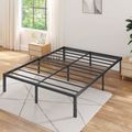 Full size 16-inch Heavy Duty Metal Bed Frame wi...