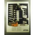 1982 Stihl Chainsaws Ad - Stihl you get what yo...