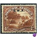South West Africa 1928 SG62 4d Brown Very Fine ...