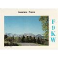 Amateur Radio QSL Card France F9KW Le Cendre Au...