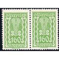 1922 AUSTRIA Sg482 160k 1 UN MOUNTED 1 MOUNTED MINT PAIR (BD34)