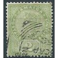 Jamaica 1889 SG28 2d Green Fine Used .. ..