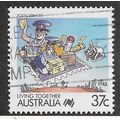 AUS 1988 37c 'LIVING TOGETHER - POSTAL SERVICES...
