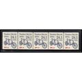 2266 24.1c Tandem Bicycle Very Fine MNH Dry Gum...