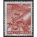 Mi 749: 10 Zl. blood red New Cement Works, Wier...