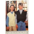 Vintage: Wendy 4353 children's waistcoat & slip...