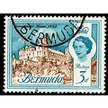 Bermuda 1962 Queen Elizabeth II 3d Used Stamp Q...