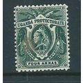 Uganda protectorate victoria sg88 4 annas mnh s...