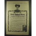 1912 Heinz Baked Beans Ad - Proof Of Real Quality