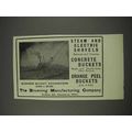 1910 The Browning Scraper Bucket Excavators Ad