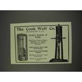 1910 The Cook Well Co. Ad