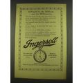 1912 Ingersoll Watch Ad - For Millions and Mill...