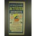 1948 Old Dutch Cleanser Ad - Activated Seismotite