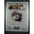 2001 Lands End Sweater Fashion Ad - Just Skied In