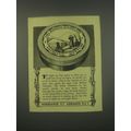 1949 Balkan Sobranie Smoking Mixture Ad - To light up but never to flare up
