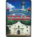 San Antonio Texas 3D Fridge Magnet