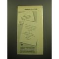 1958 Georg Jensen Wedding Stationery Advertisement