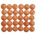 53549 - 30 Piece Lot of 7 mm Natural Pink Taiwa...