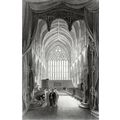 INTERIOR OF CARLISLE CATHEDRAL, CUMBERLAND 1858...
