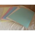 61 Sheets x A4 Double Sided Pastel Card (200gsm)