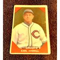 1969 Fleer # 71 Earl Averill Outfield Cleveland...