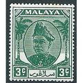 Selangor 1949 SG92 3c Green Mounted Mint .. ..