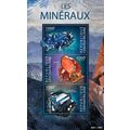 CENTRAL AFRICA 2015 SHEET MNH MINERALS MINERAUX...
